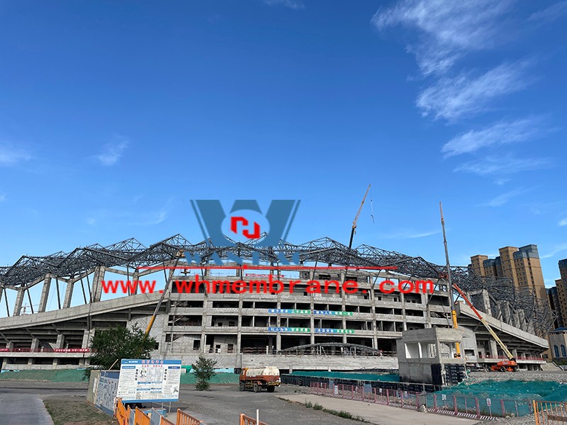 Zhangye Olympic sports center steel structure Zhangye Olympic sports center steel structure