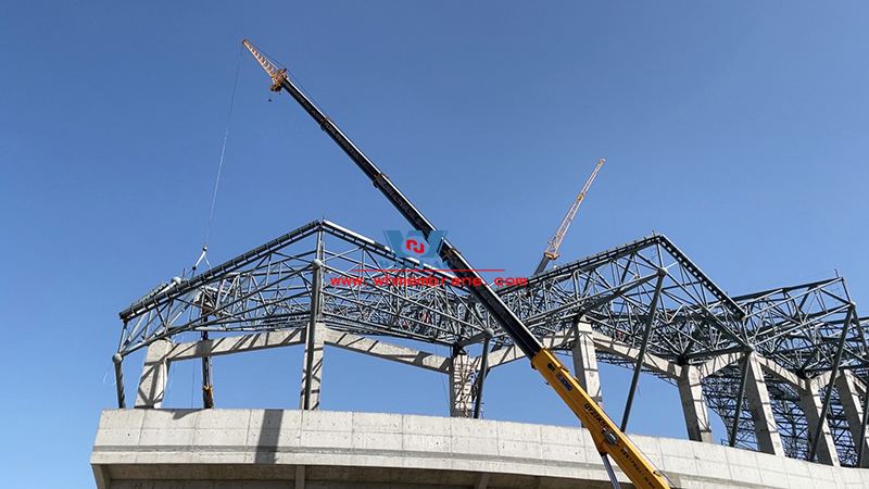 Zhangye Olympic sports center steel structure Zhangye Olympic sports center steel structure