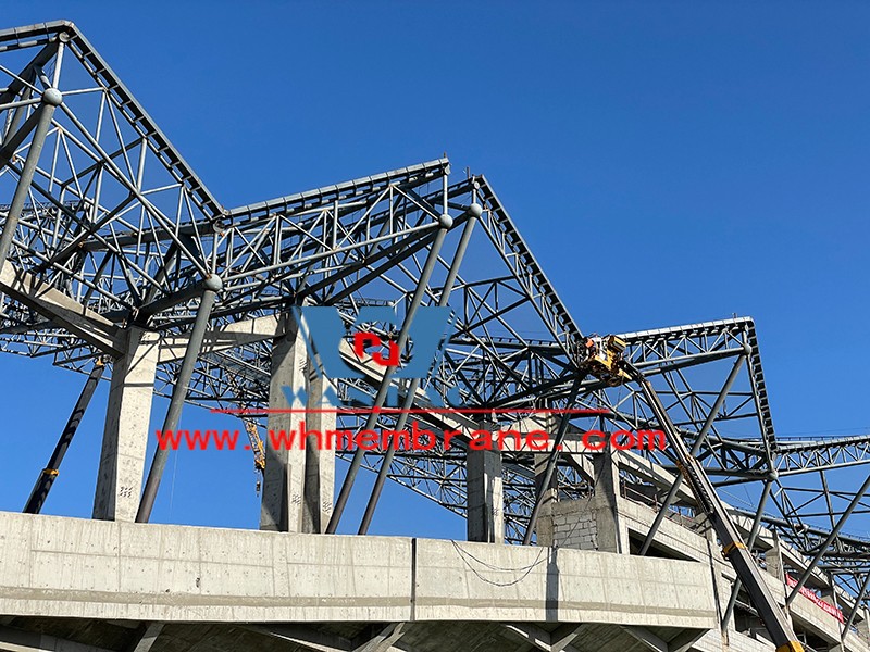 Zhangye Olympic sports center steel structure Zhangye Olympic sports center steel structure