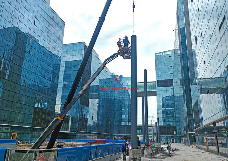 Experience the glamour of the full etfe membrane structure canopy | overhead