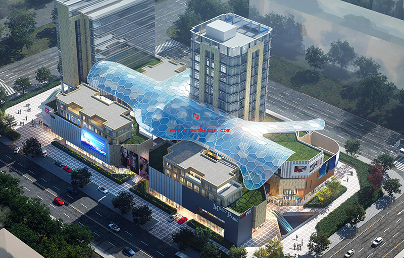 Mechanical aesthetic expression of steel structure in architectural art Mechanical aesthetic expression of steel structure in architectural art