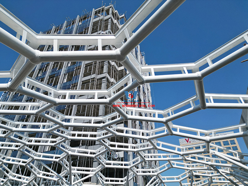 Mechanical aesthetic expression of steel structure in architectural art Mechanical aesthetic expression of steel structure in architectural art