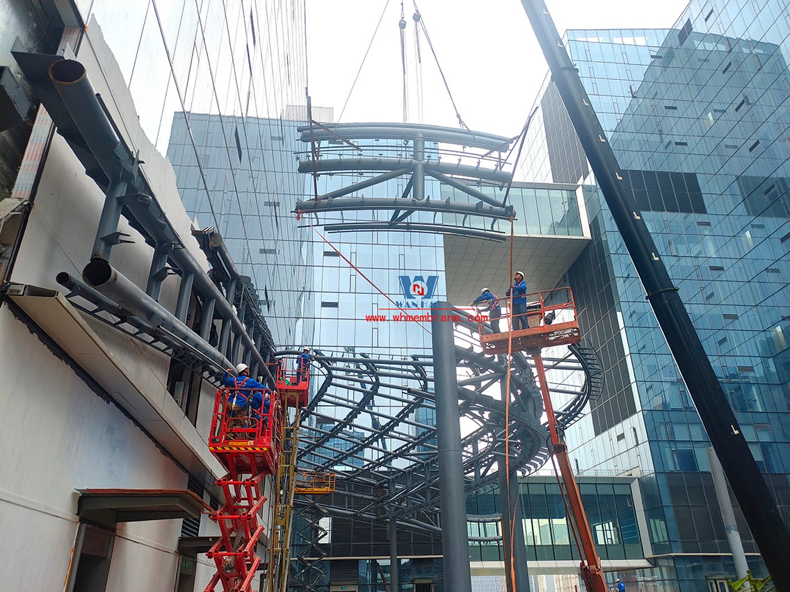 Have you ever seen a tea mountain made of ETFE film? Have you ever seen a tea mountain made of ETFE film?