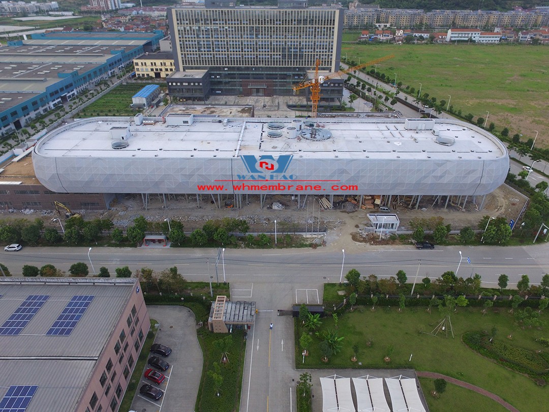 Phase Motor Exhibition Hall Mesh Facade Membrane Structure Project Phase Motor Exhibition Hall Mesh Facade Membrane Structure Project