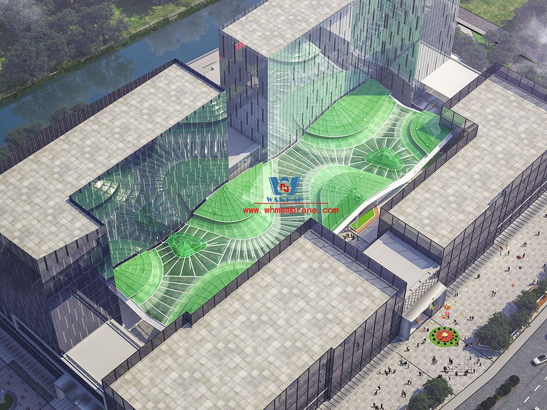 Bodosen Valley project atrium steel structure engineering Bodosen Valley project atrium steel structure engineering