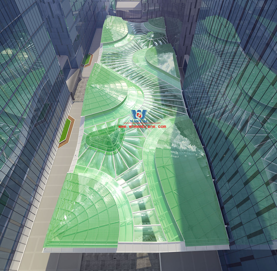 Bodosen Valley project atrium steel structure engineering Bodosen Valley project atrium steel structure engineering