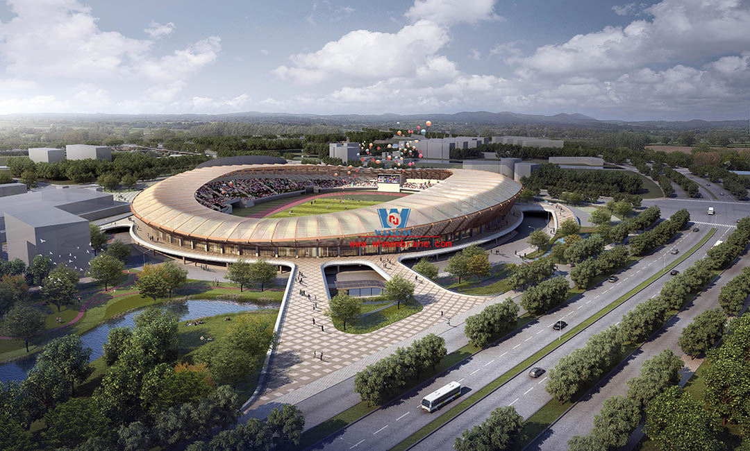 Pingyang Sports Center ptfe membrane structure Pingyang Sports Center ptfe membrane structure