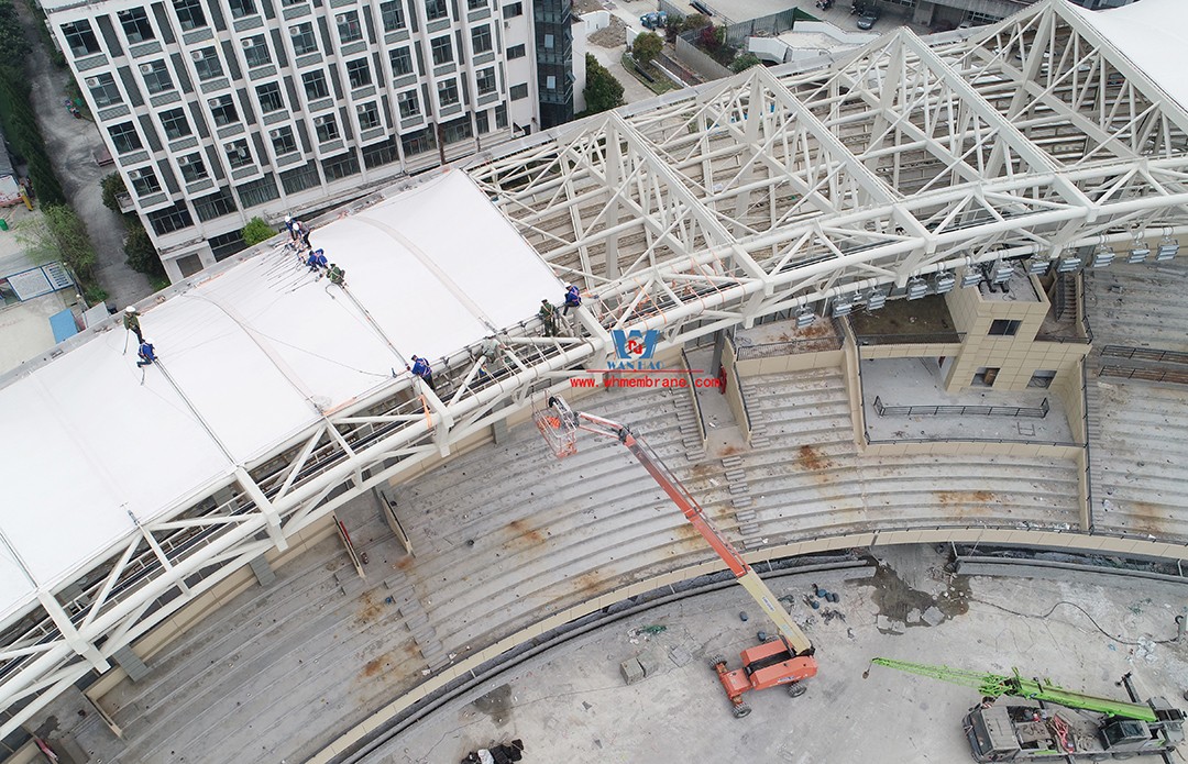 Pingyang Sports Center ptfe membrane structure Pingyang Sports Center ptfe membrane structure