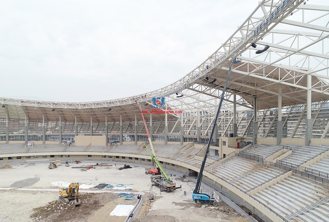 Pingyang Sports Center ptfe membrane structure Pingyang Sports Center ptfe membrane structure