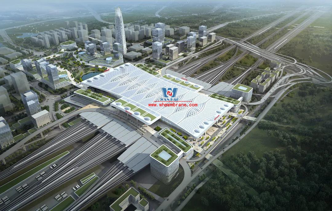 Chongqing East Railway Station is full of regional elements and cultural characteristics