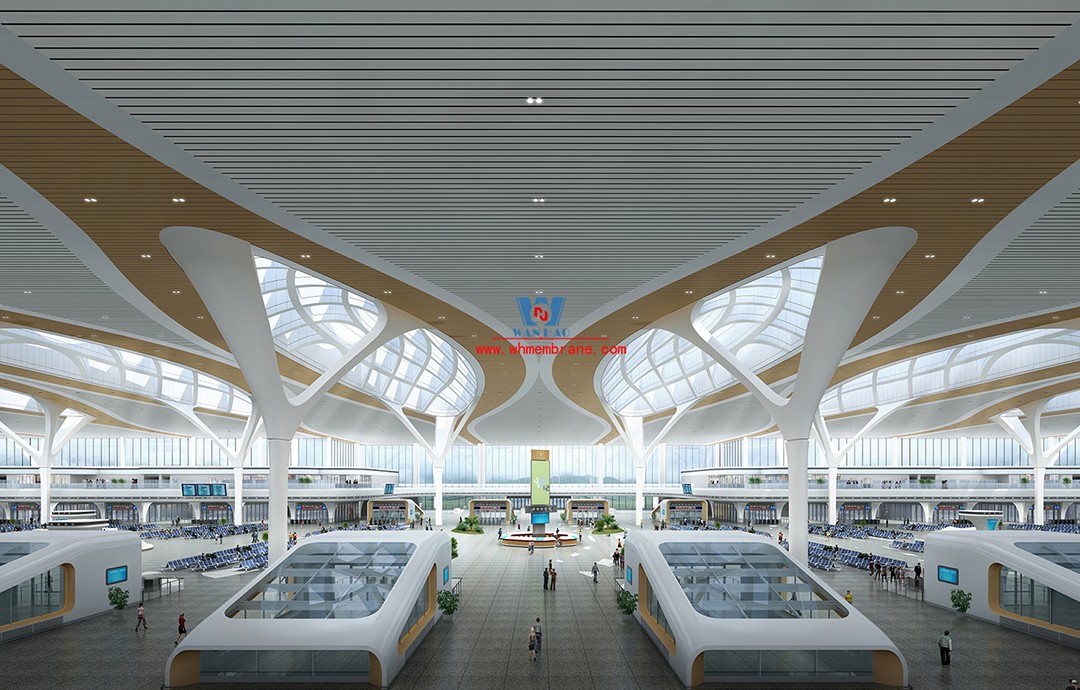 Chongqing East Railway Station is full of regional elements and cultural characteristics