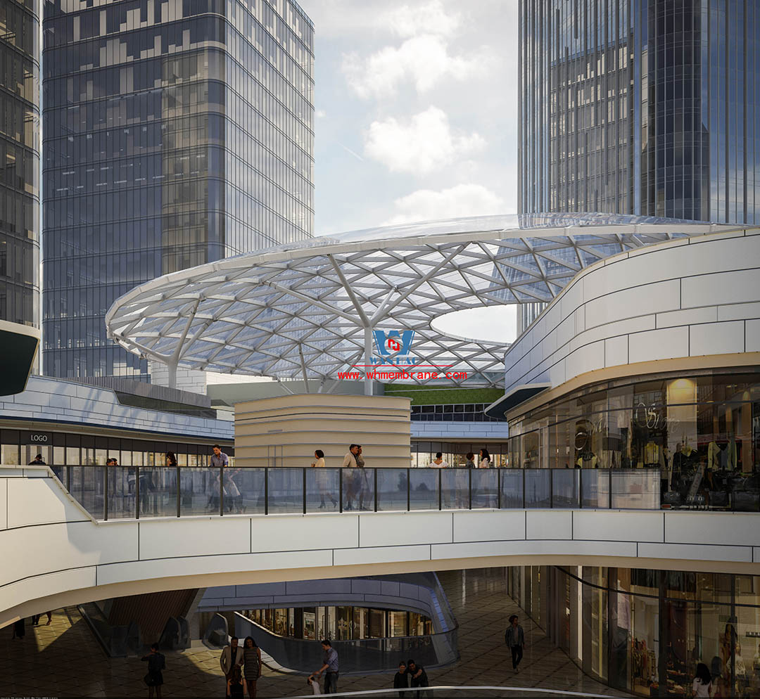 Membrane structure roof of Chongqing East Railway Station Membrane structure roof of Chongqing East Railway Station