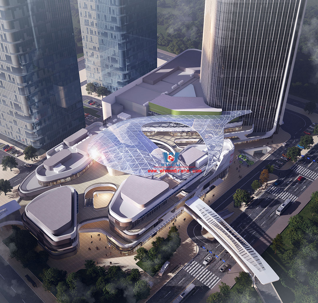 Membrane structure roof of Chongqing East Railway Station Membrane structure roof of Chongqing East Railway Station