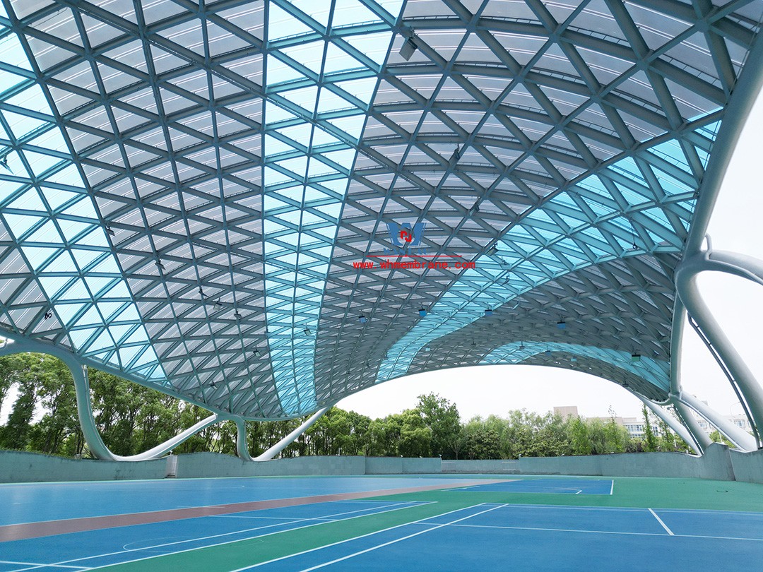 Congratulations | this ETFE steel film structure wind and rain playground dome successfully completed Congratulations | this ETFE steel film structure wind and rain playground dome successfully completed