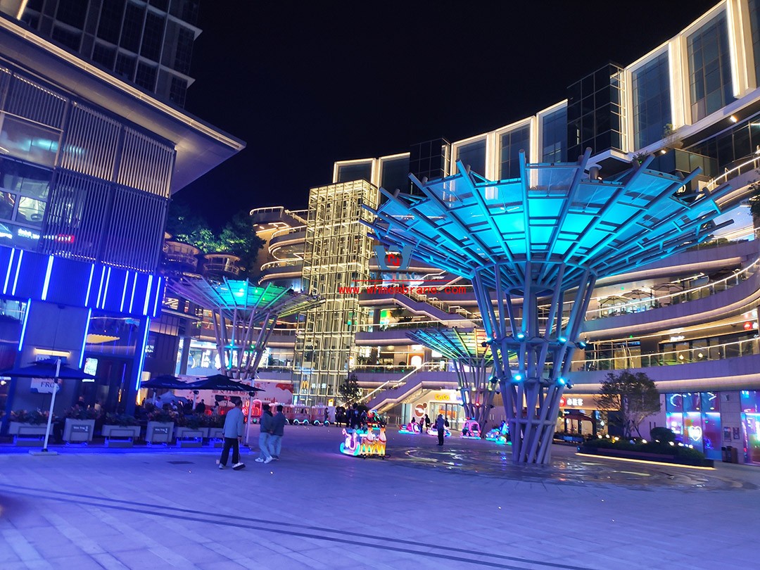 闪烁在建筑广场之中的绚丽花朵—ETFE膜结构景观小品