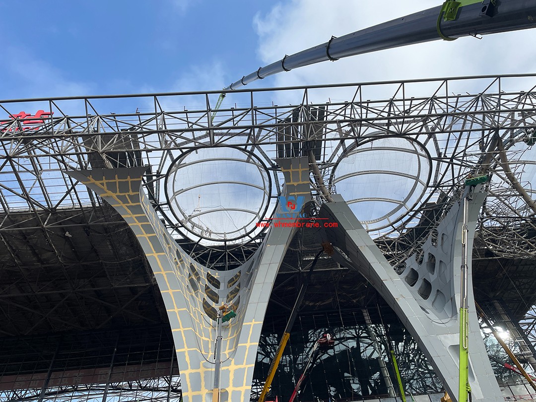 The construction of Chongqing East Railway Station is speeding up and drawing a new chapter of the project The construction of Chongqing East Railway Station is speeding up and drawing a new chapter of the project