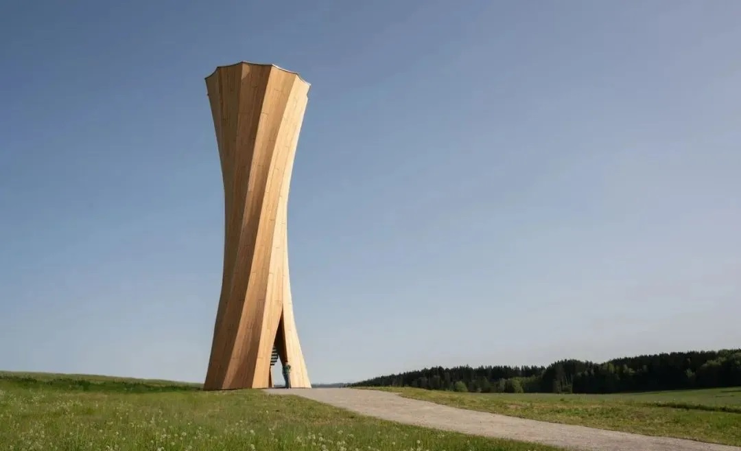 A wooden watchtower in the German highlands