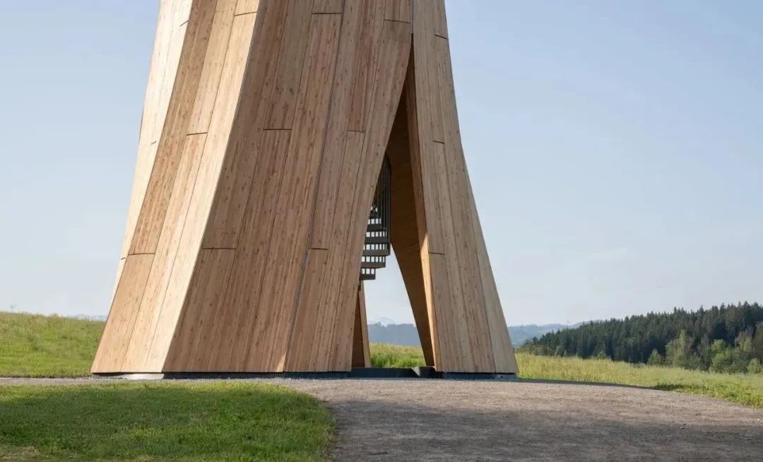 A wooden watchtower in the German highlands