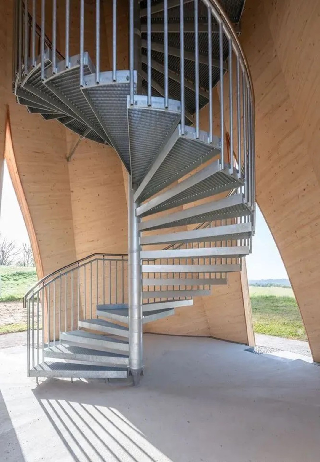 A wooden watchtower in the German highlands