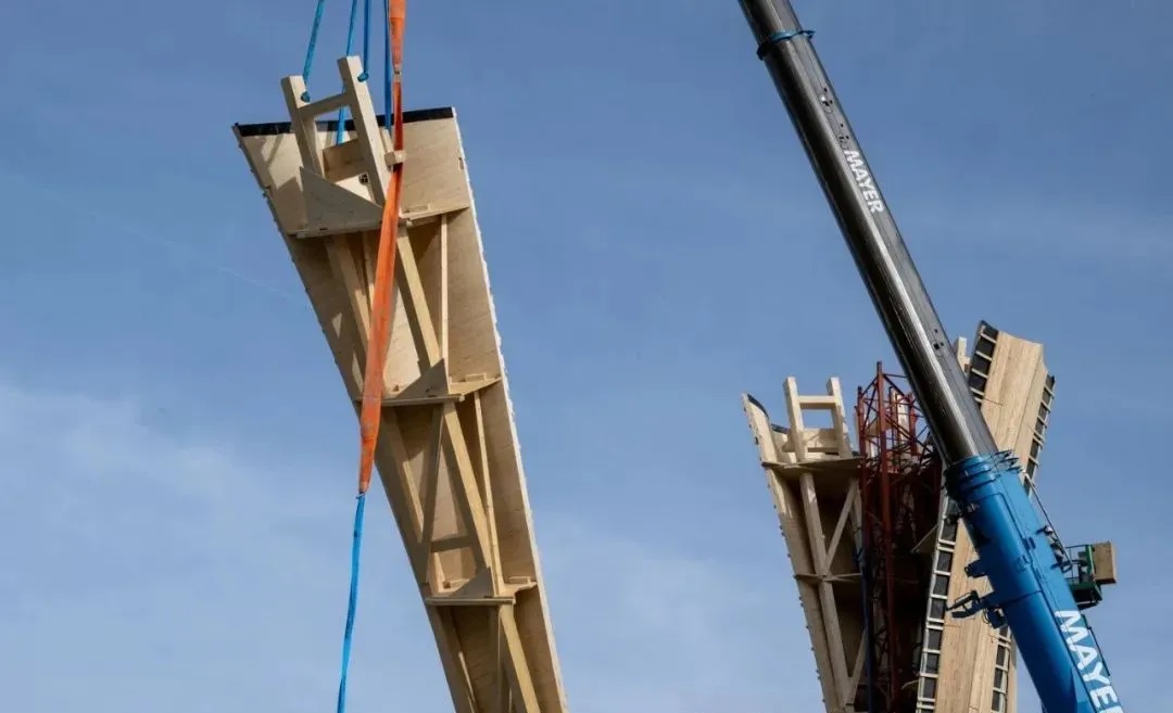 A wooden watchtower in the German highlands