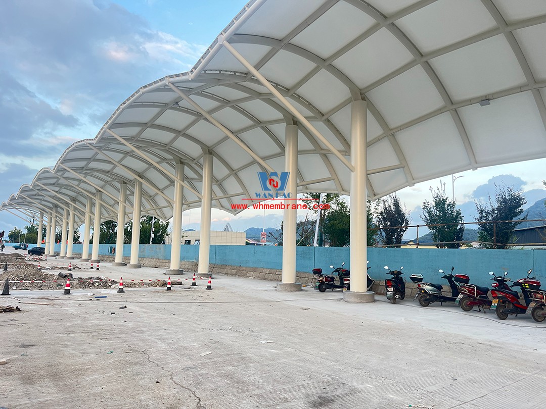 Tongzhao fishing port quality improvement project in Fenghua District is nearing completion