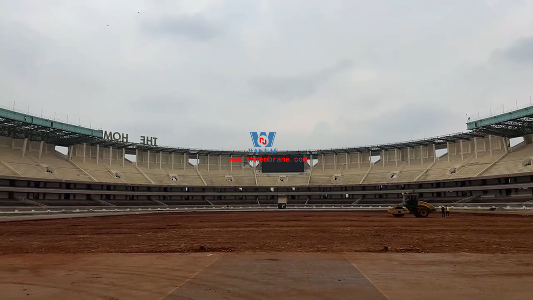 Africa Cup Kenya Stadium PTFE steel membrane structure roofing project