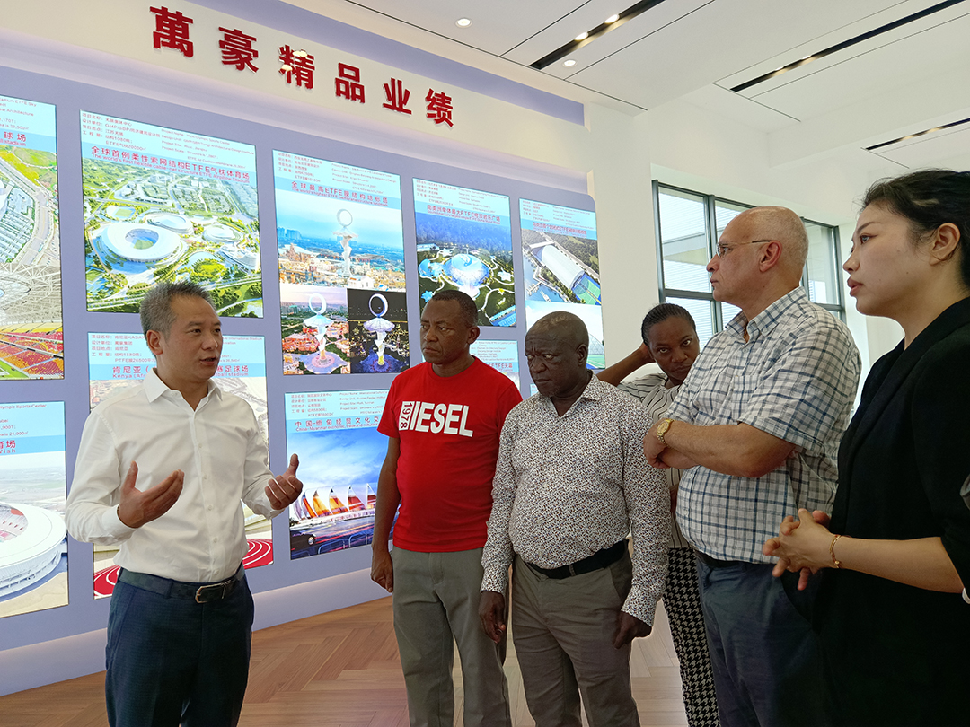 Africa Cup Kenya Stadium PTFE steel membrane structure roofing project