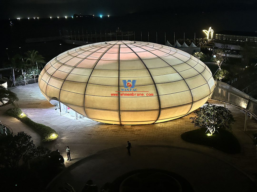 Seaside Hotel multi-function event hall steel film structure