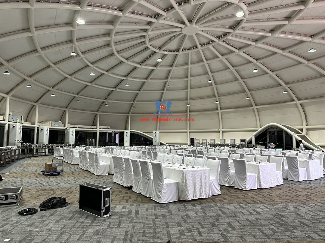 Seaside Hotel multi-function event hall steel film structure