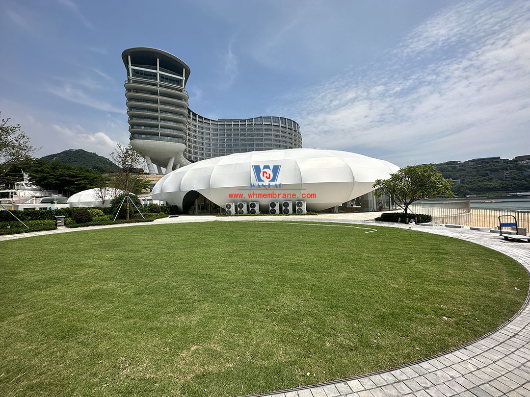 Seaside Hotel multi-function event hall steel film structure
