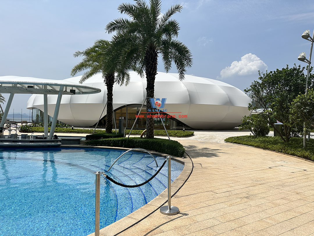 Seaside Hotel multi-function event hall steel film structure