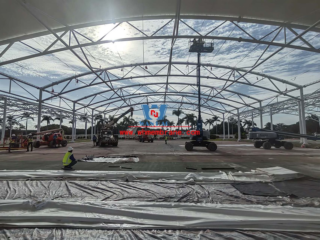 Australian Hope Island tennis center steel structure