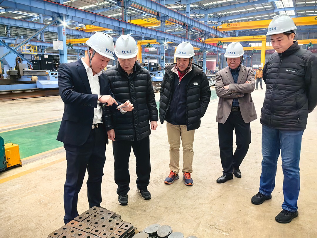 China Steel Structure Association Spatial structure branch leading experts visited Wanhao to guide the work China Steel Structure Association Spatial structure branch leading experts visited Wanhao to guide the work