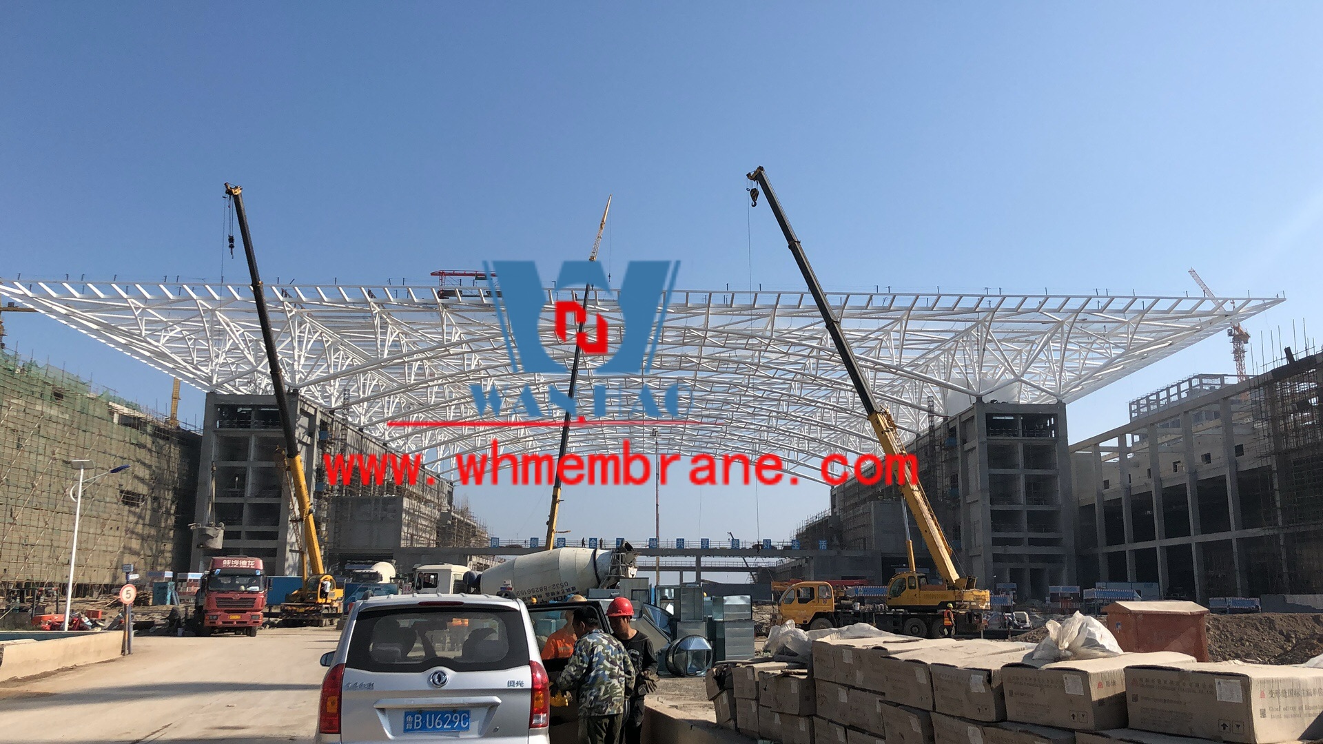 Exhibition Membrane Structure Red Island International Convention And Exhibition Center