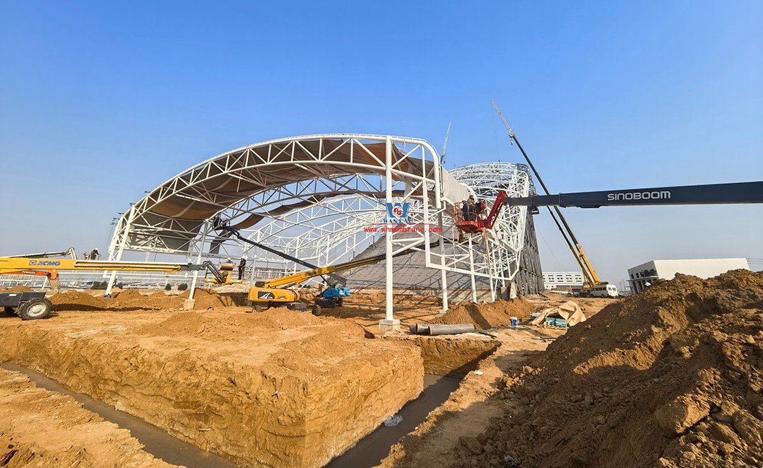 Highly favored steel film structure landscape Highly favored steel film structure landscape