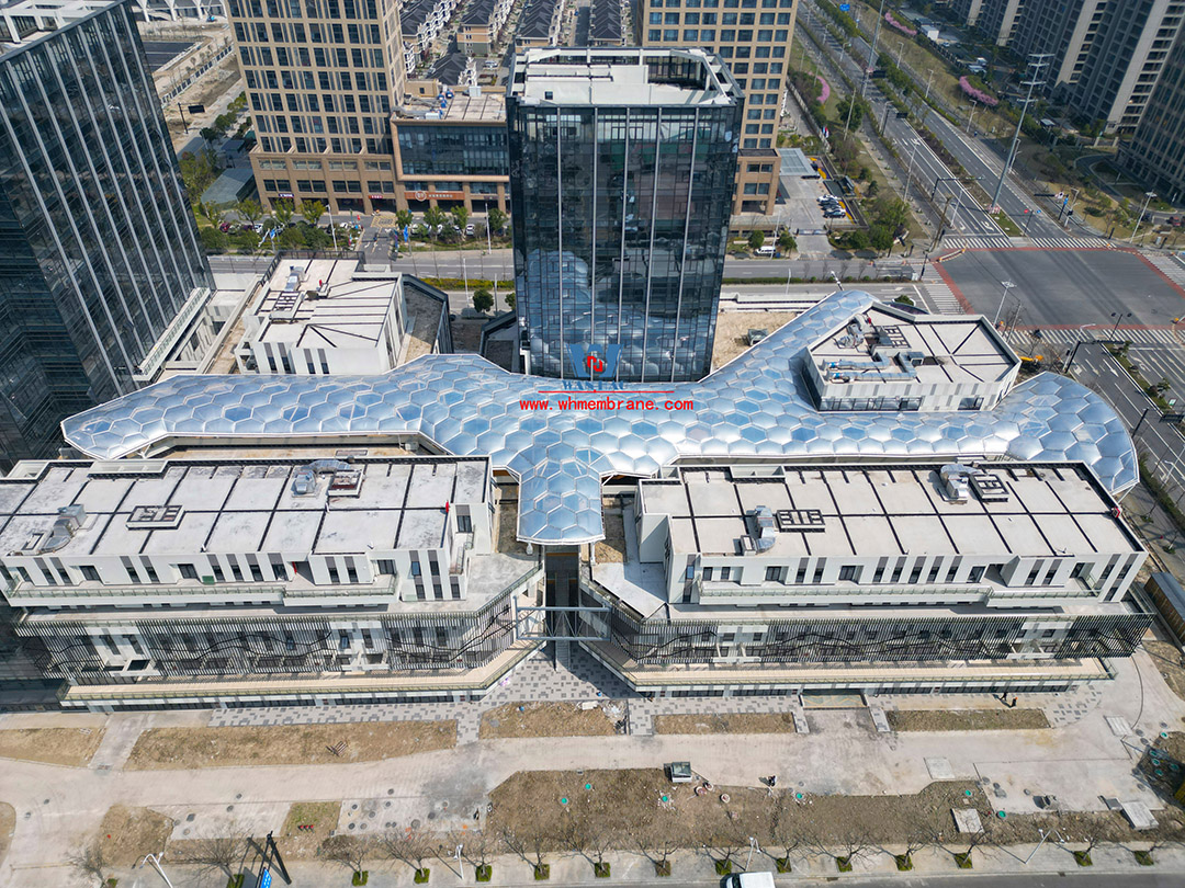 Membrane structure building unique artistic expression