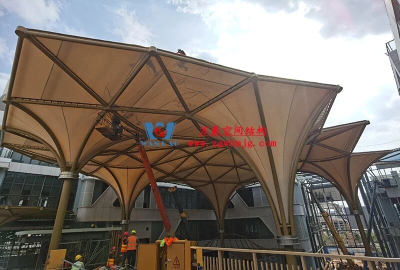 PTFE membrane structure project of China ASEAN featured brand convergence center