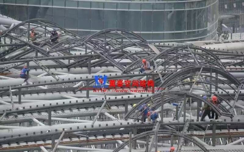 ETFE canopy membrane structure of Zunyi High speed Railway New City ETFE canopy membrane structure of Zunyi High speed Railway New City