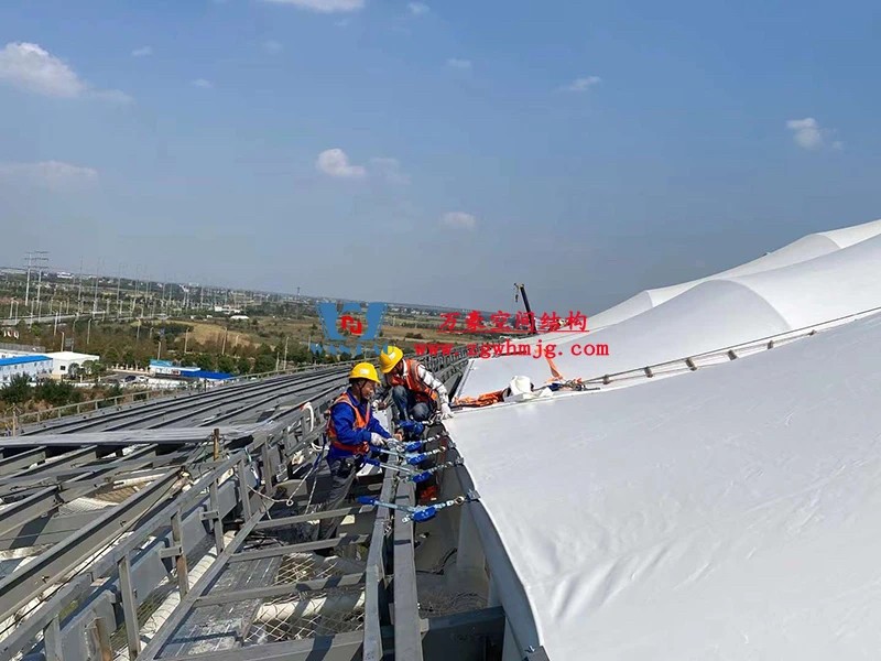 Xiangyang Olympic Sports Center PTFE Membrane Structure Project