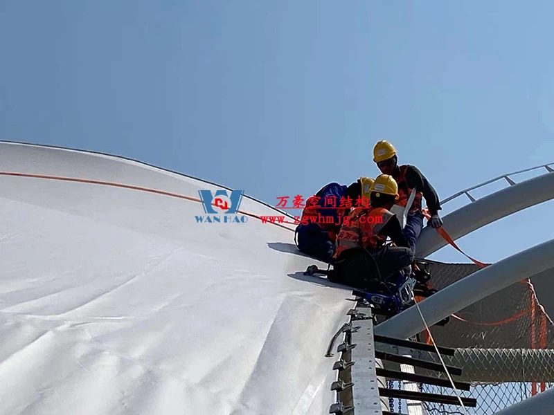 Xiangyang Olympic Sports Center PTFE Membrane Structure Project
