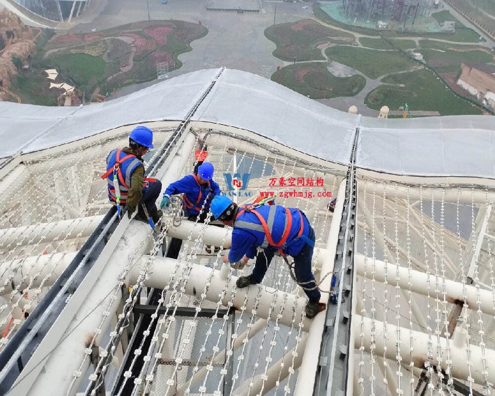 ETFE Cable Membrane Structure for Xi'an Silk Road Tower ETFE Cable Membrane Structure for Xi'an Silk Road Tower