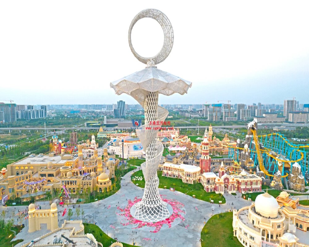 ETFE Cable Membrane Structure for Xi'an Silk Road Tower ETFE Cable Membrane Structure for Xi'an Silk Road Tower