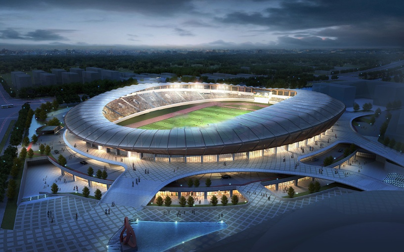 هياكل فولاذية مشدودة للمراكز الرياضية في بينغيانغ