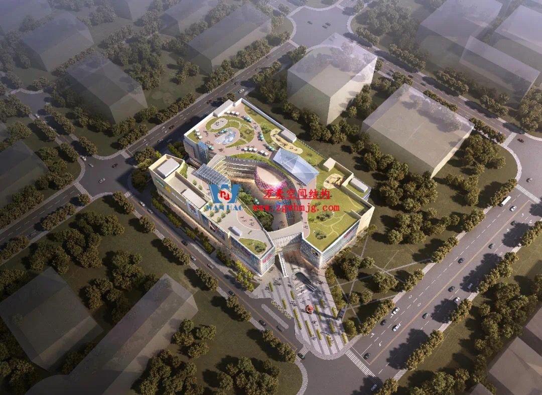 Guangzhou Conghua Fenghuang Xintiandi commercial Street skycurtain project: ETFE PTFE membrane structure to create a smart city