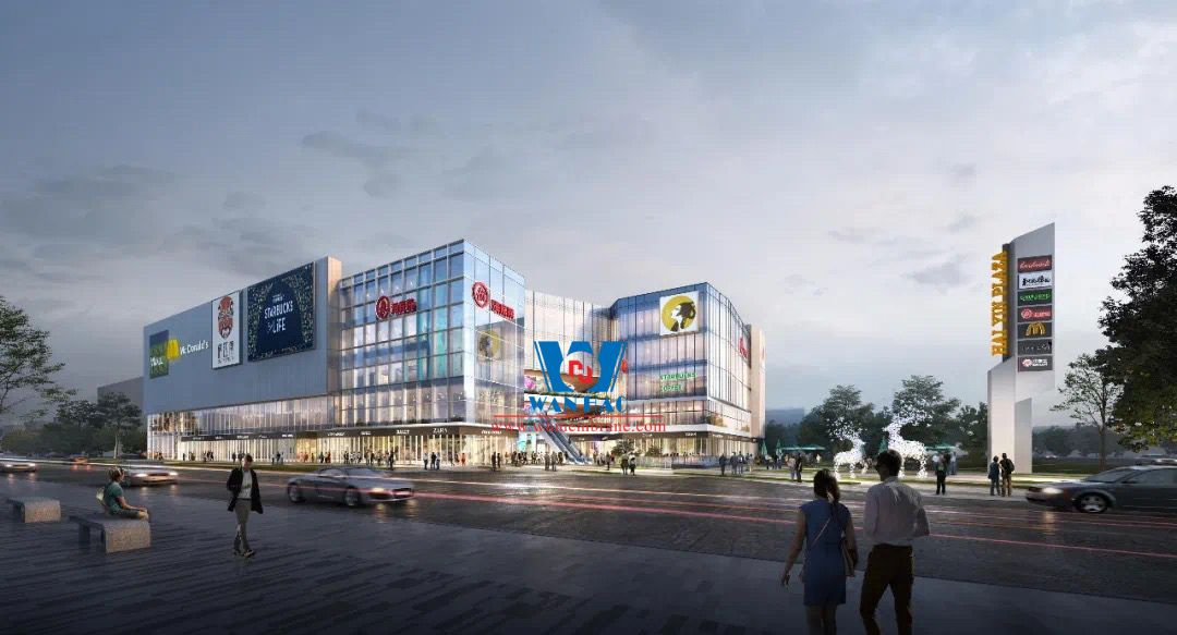 Guangzhou Conghua Fenghuang Xintiandi commercial Street skycurtain project: ETFE PTFE membrane structure to create a smart city