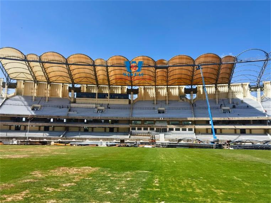 The PTFE membrane structure of KASARANI Stadium in Kenya: an example of modern construction technology The PTFE membrane structure of KASARANI Stadium in Kenya: an example of modern construction technology