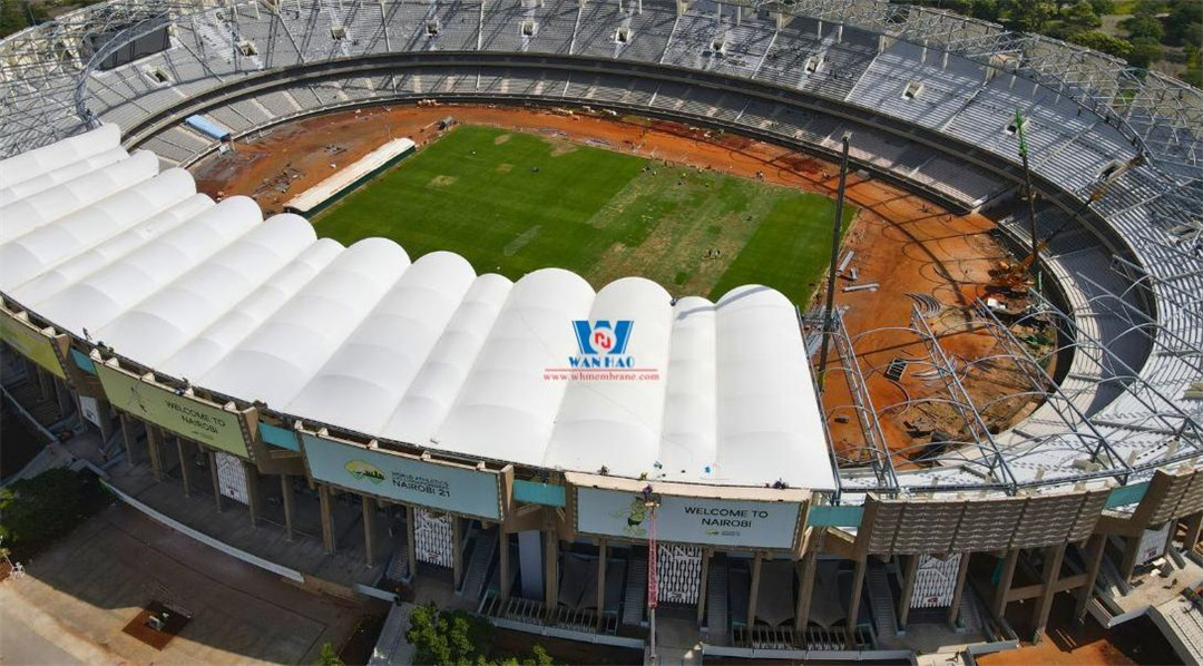 The PTFE membrane structure of KASARANI Stadium in Kenya: an example of modern construction technology The PTFE membrane structure of KASARANI Stadium in Kenya: an example of modern construction technology