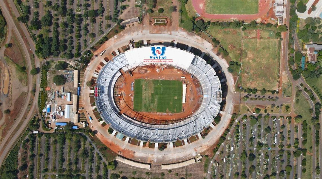 The PTFE membrane structure of KASARANI Stadium in Kenya: an example of modern construction technology The PTFE membrane structure of KASARANI Stadium in Kenya: an example of modern construction technology