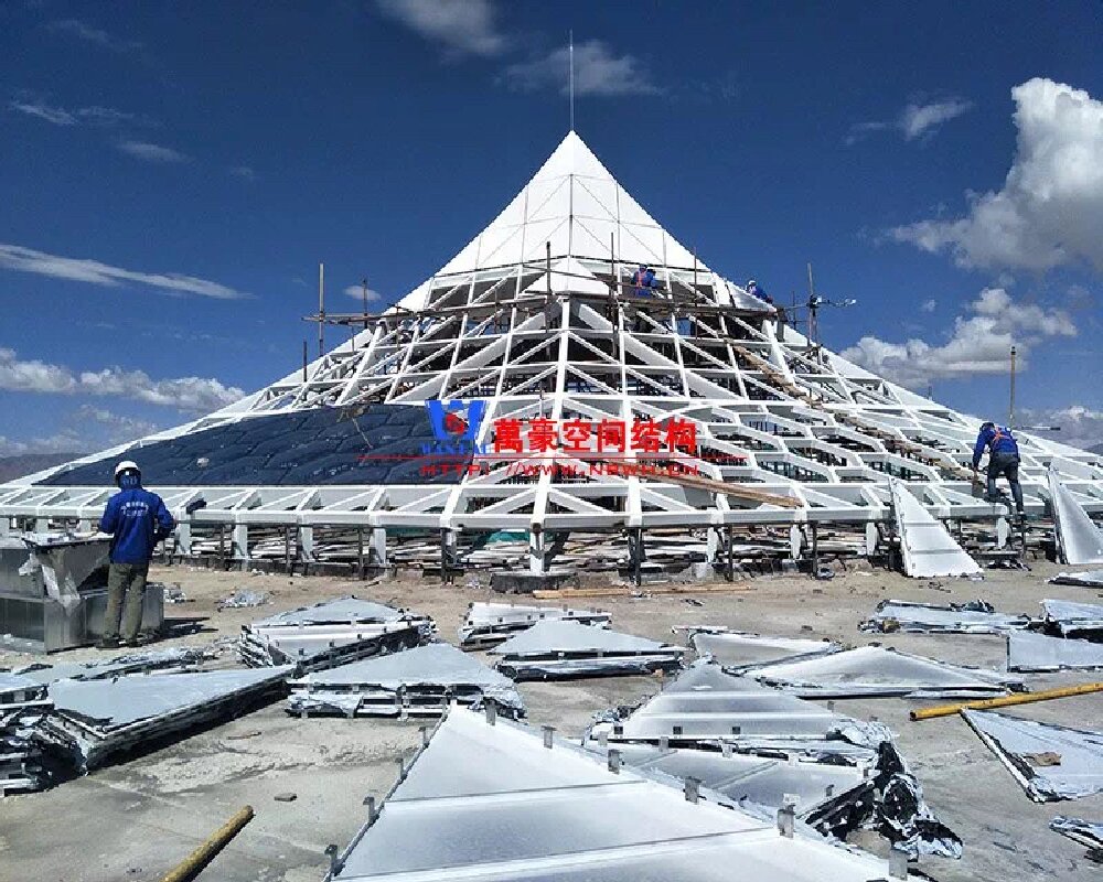 Qinghai Chaka Salt Lake Sky Realm Distribution Center Steel Membrane Structure Project Qinghai Chaka Salt Lake Sky Realm Distribution Center Steel Membrane Structure Project