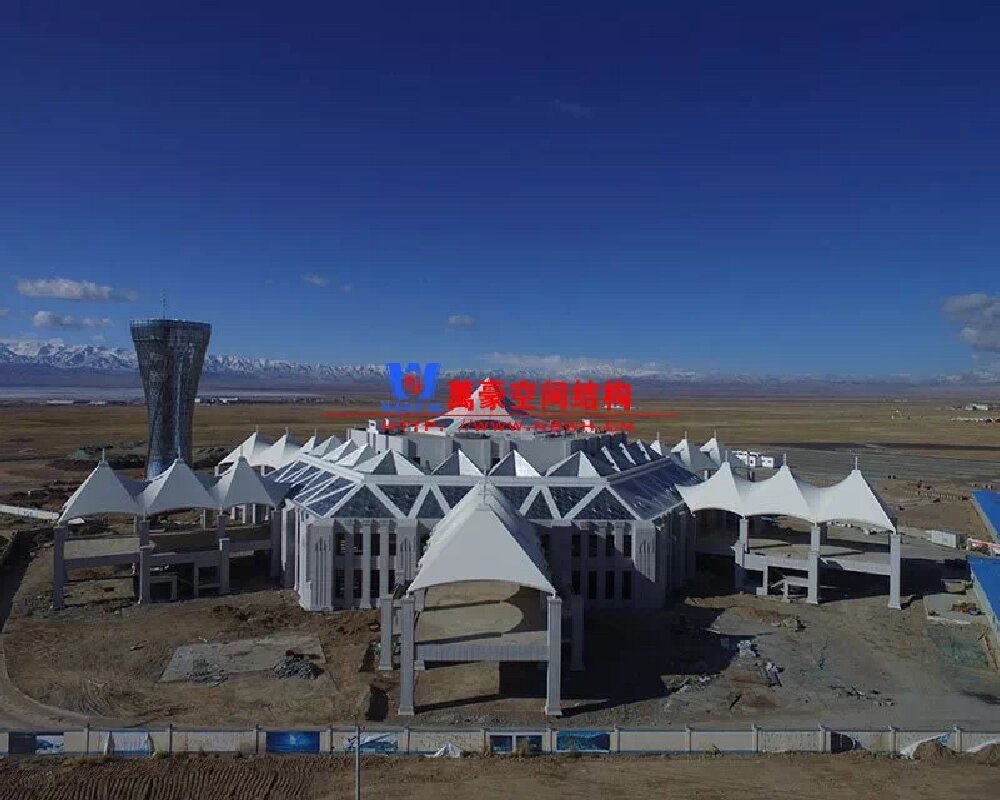 Qinghai Chaka Salt Lake Sky Realm Distribution Center Steel Membrane Structure Project Qinghai Chaka Salt Lake Sky Realm Distribution Center Steel Membrane Structure Project